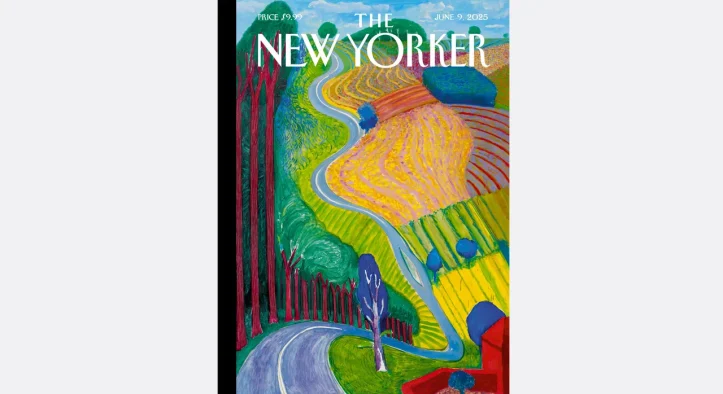 David Hockney’s “Going Up Garrowby Hill” Graces The New Yorker Cover