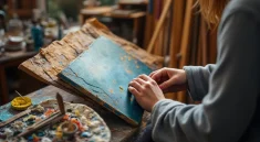 Footprints and Paint Smudges