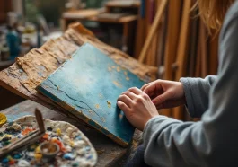 Footprints and Paint Smudges